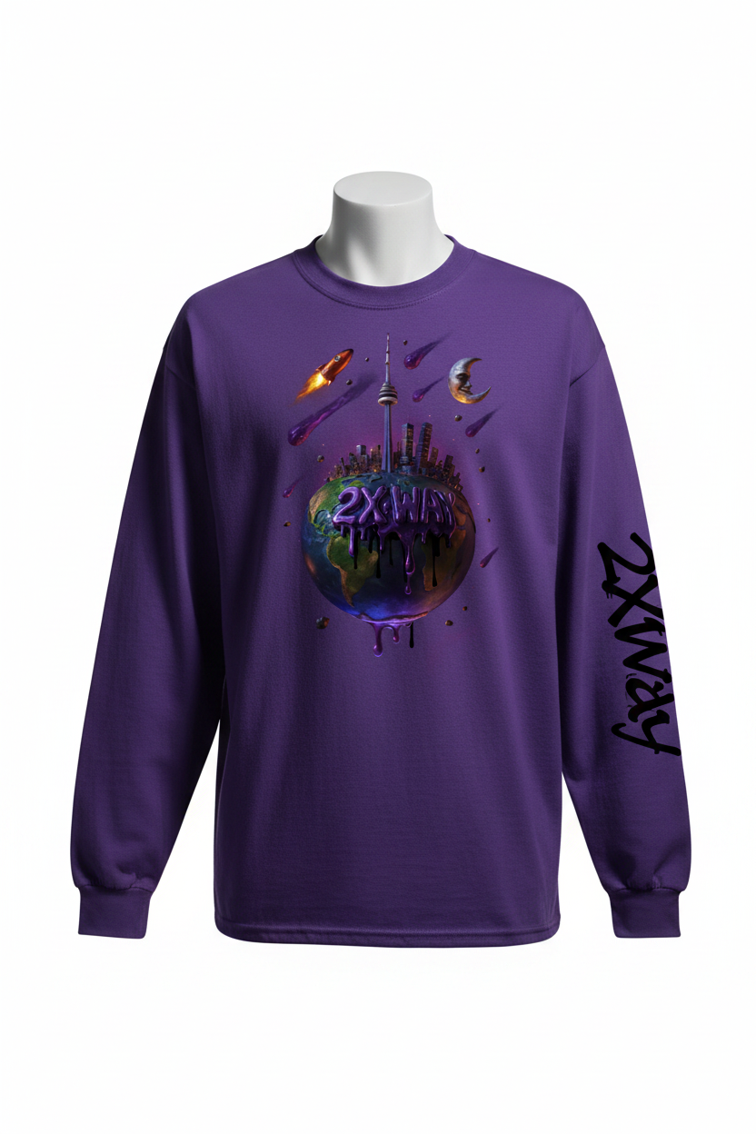 2XWay Purple Long Sleeve